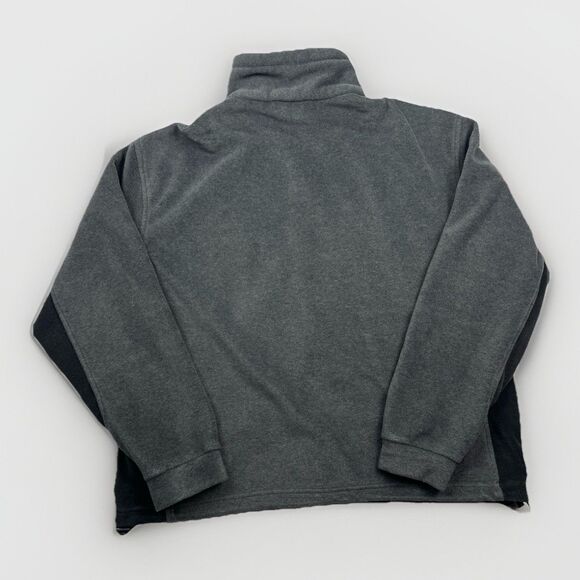 Columbia Fleece Jacket Mens XL Gray Full Zip Stand Collar Pockets Outdoor - Picture 2 of 8